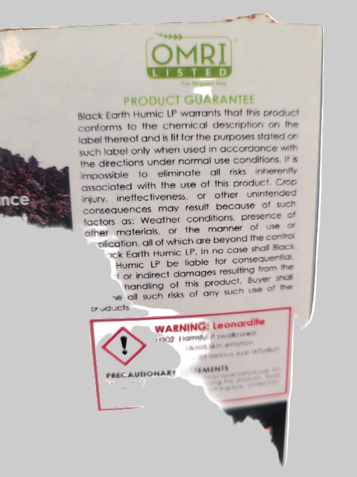 Humate Soil Conditioner - Liquid, product guarantee, product of Canada