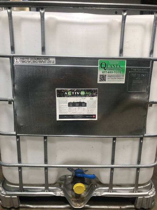 ACTIV 12 Humate, 265 gal tub, for bulk use with biochar, product of Canada