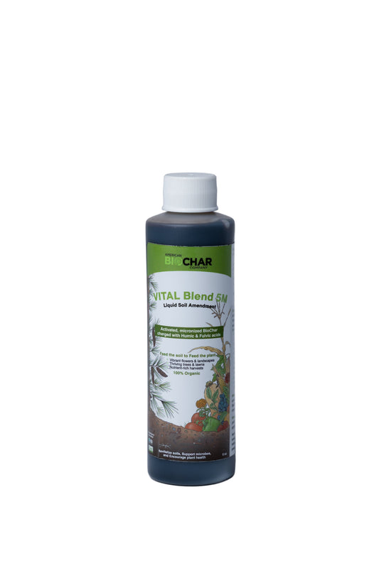 6 oz bottle of VITAL Blend 5M on white background