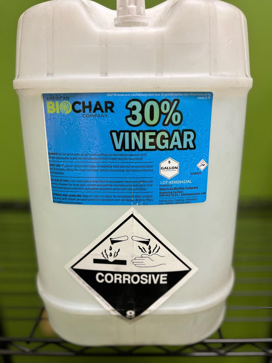 American BioChar 30% Vinegar Organic Foliar Herbicide