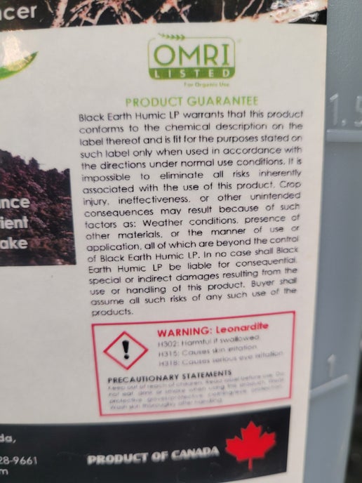 Humate (Leondardite) Soil Conditioner - Liquid