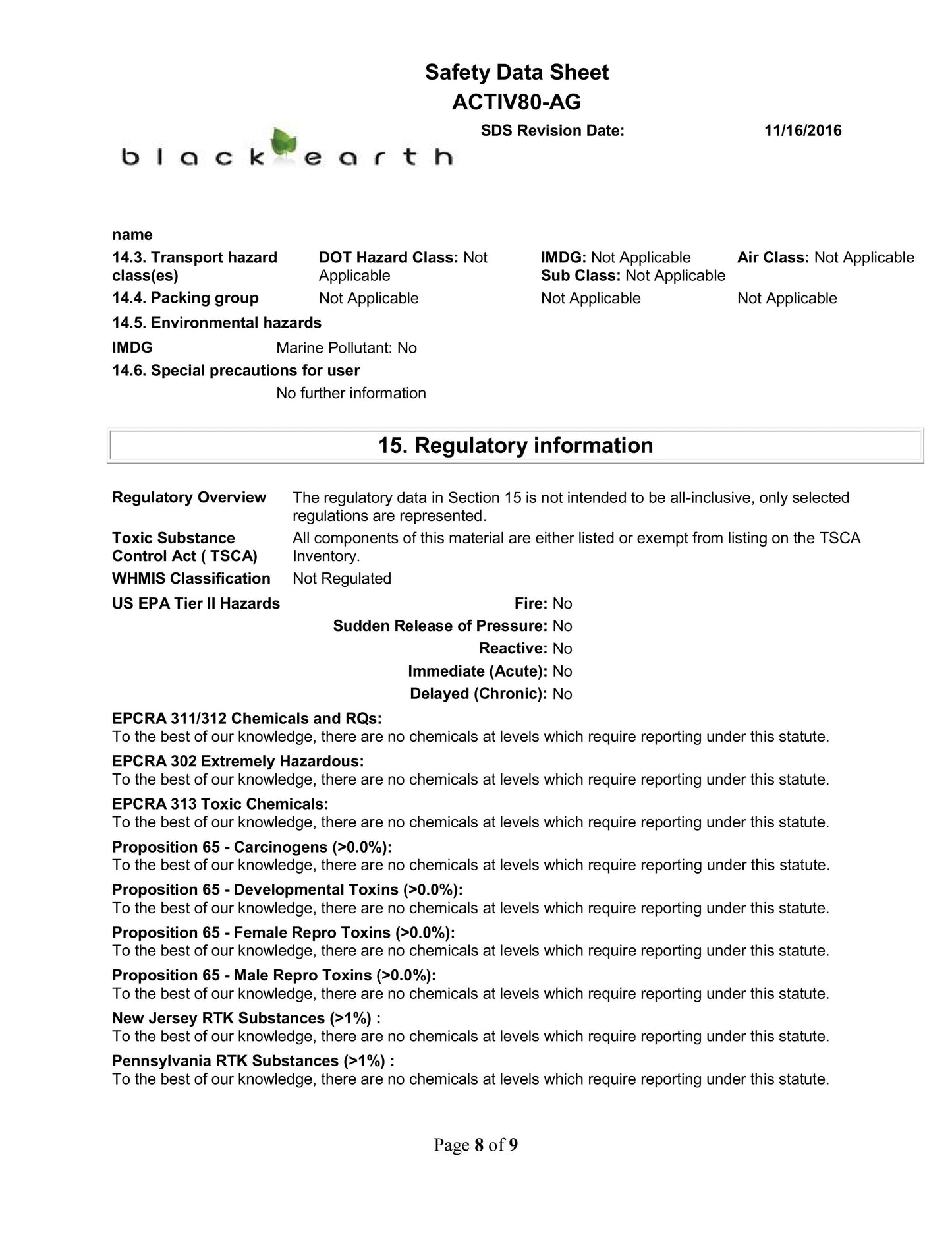 Humate (Humalite) Soil Conditioner - Granular