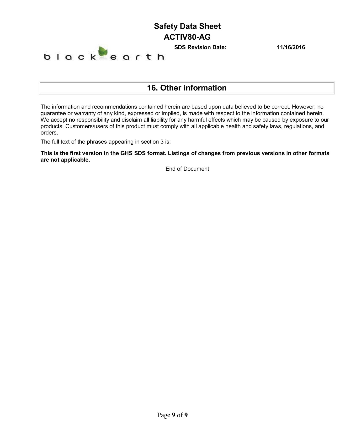 Humate (Humalite) Soil Conditioner - Granular