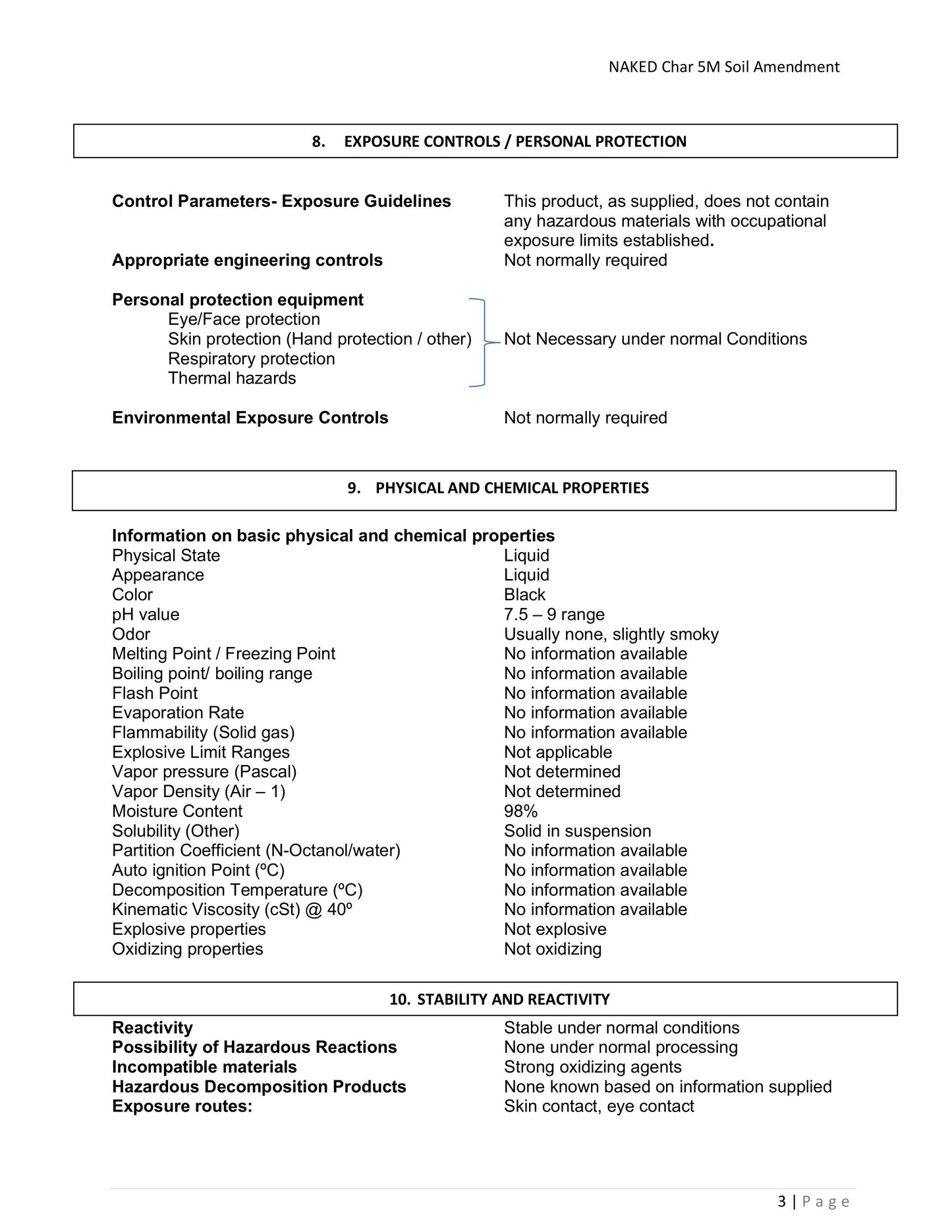 NAKED Char 5M Soil Amendment - Liquid