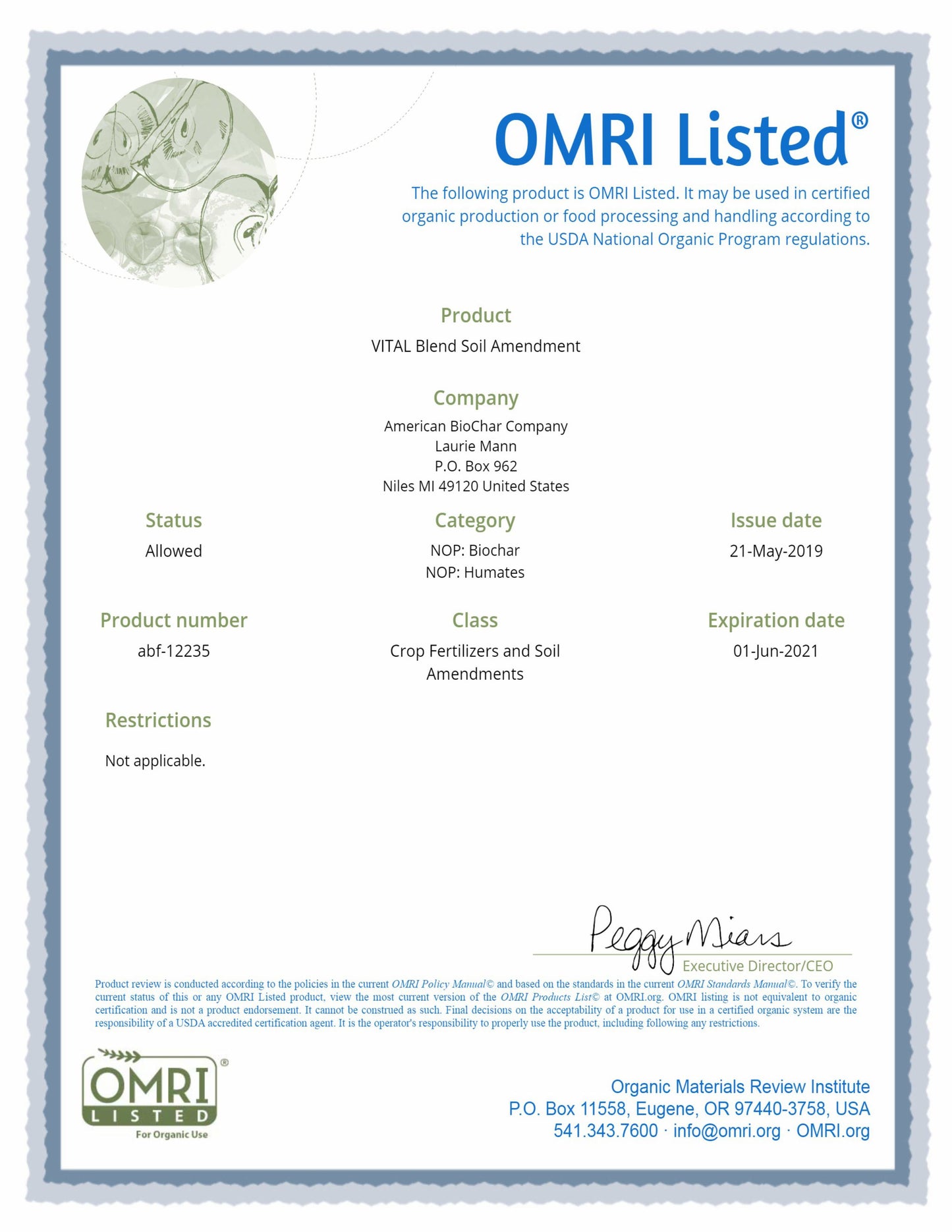 VITAL Blend Granular