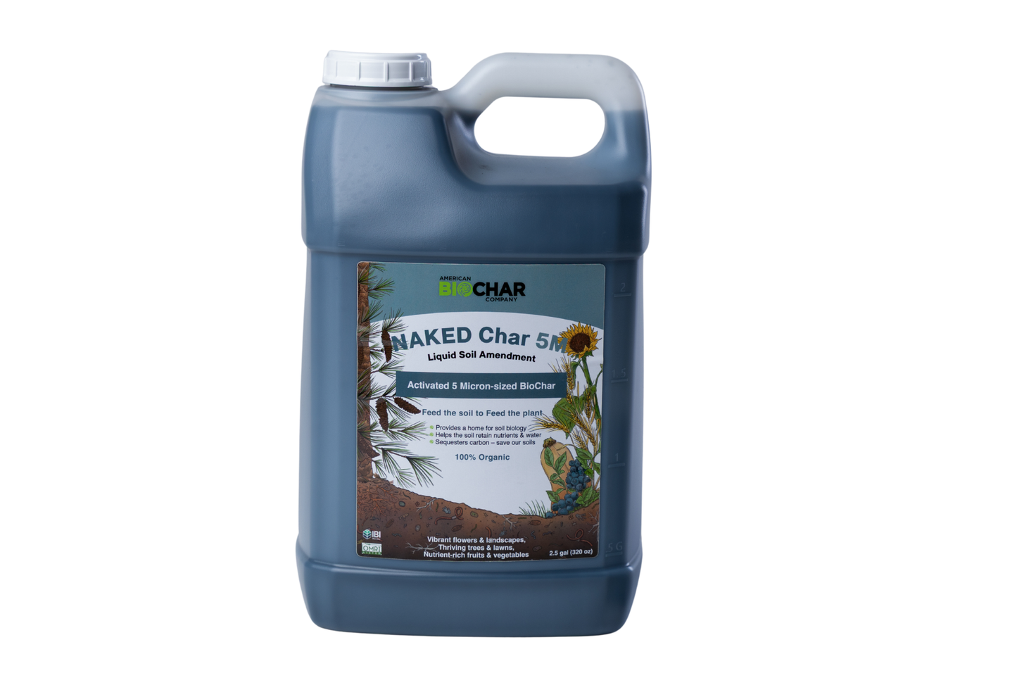 NAKED Char 5M Soil Amendment - Liquid