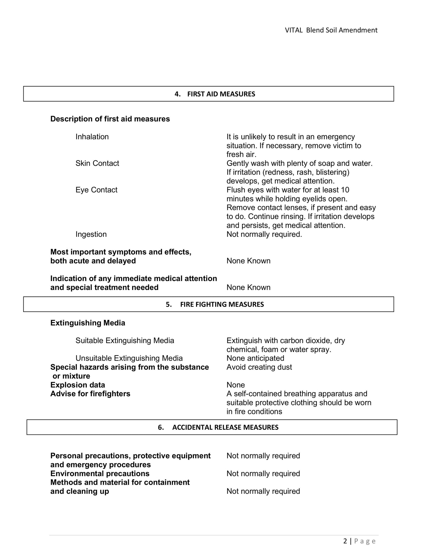 VITAL Blend Granular