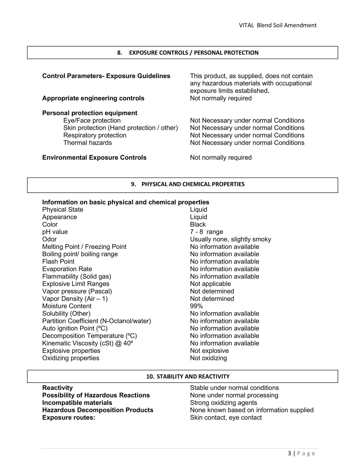 VITAL Blend 5M Soil Amendment - Liquid