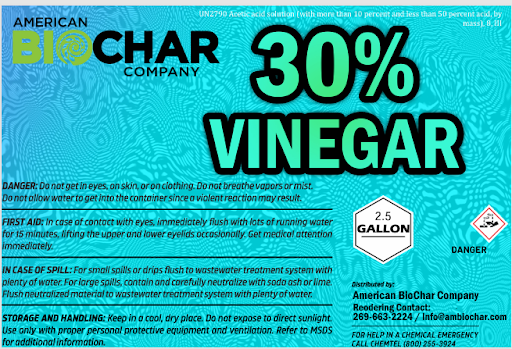 30% Vinegar - Organic Foliar Herbicide