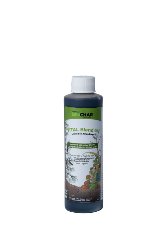 6 oz bottle of VITAL Blend 5M on white background

